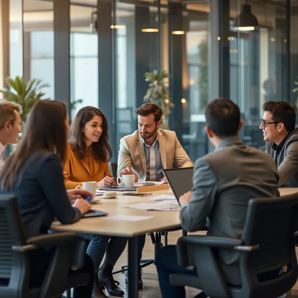 Equipo de consultores financieros en Argentina